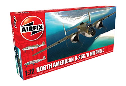 Airfix A06015 1/72 Modellbausatz North American B25C/D Mitchell, grau