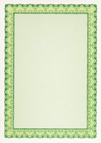 APLI dsd1054 70 REDU Zertifikat DIN A4 Papier Tintenstrahldrucker, 115 g, Coquille grün Smaragd