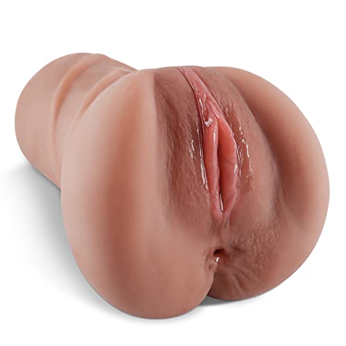 WJE Realistic Masturbator, Man Sex Toy Pussy Pocket Pussy Clitoris Erotic Sex Toy Realistic Large with 3D Vagina