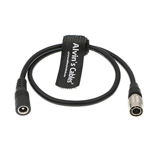 Alvin's Cables Hirose 4 Pin Stecker auf DC Buchse für Sound Device ZAXCOM Blackmagic