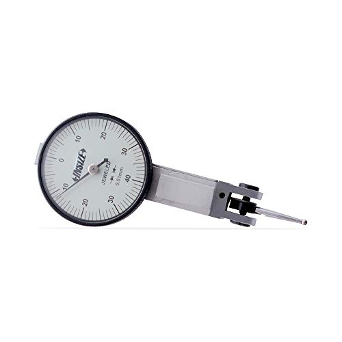 Insize 2380–08 Zifferblatt Test Indikator, 0,8 mm, Skal 0.01 mm