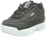 FILA Unisex-Kinde Disruptor kids Sneaker, Black, 32 EU