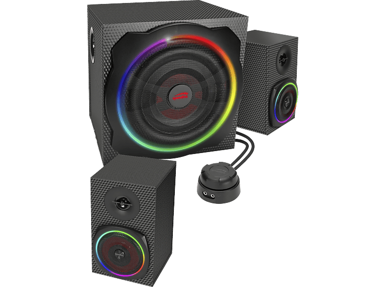 SPEEDLINK GRAVITY CARBON RGB Lautsprecher