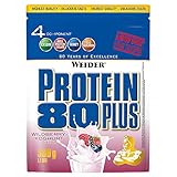 Weider Protein 80 plus 2 x 500g Beutel 2er Pack Waldfrucht-Joghurt