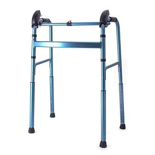 Rollator für Senioren mit automatischer Höhenverstellung, leichter und faltbarer Rollator für ältere Menschen, Treppe auf und ab, Aluminiumlegierung, Behindertenmobilitätshilfe