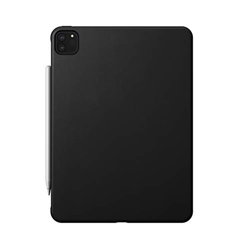 NOMAD Rugged Case robuste Schutzhülle aus hochwertigem Echtleder kompatibel mit dem iPad Pro 11-Zoll in schwarz