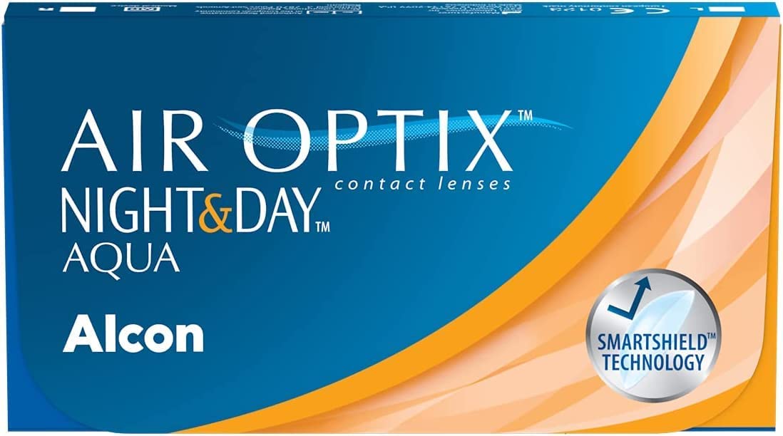 Air Optix Night & Day Aqua Monatslinsen weich, 3 Stück, BC 8.6 mm, DIA 13.8 mm, +5.75 Dioptrien