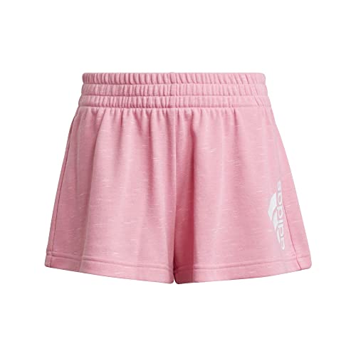 adidas Girls Shorts (1/4) G Bos Short, Bliss Pink Melange/White, HM2649, 164