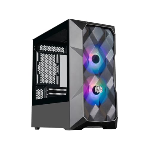 Cooler Master MasterBox TD300 Mesh Micro-ATX PC-Gehäuse, Schwarz