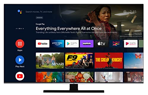 JVC LT-65VAQ7255 65 Zoll QLED Fernseher/Android TV (4K Ultra HD, HDR Dolby Vision, Triple-Tuner, Smart TV, Bluetooth, Dolby Atmos) [2023]