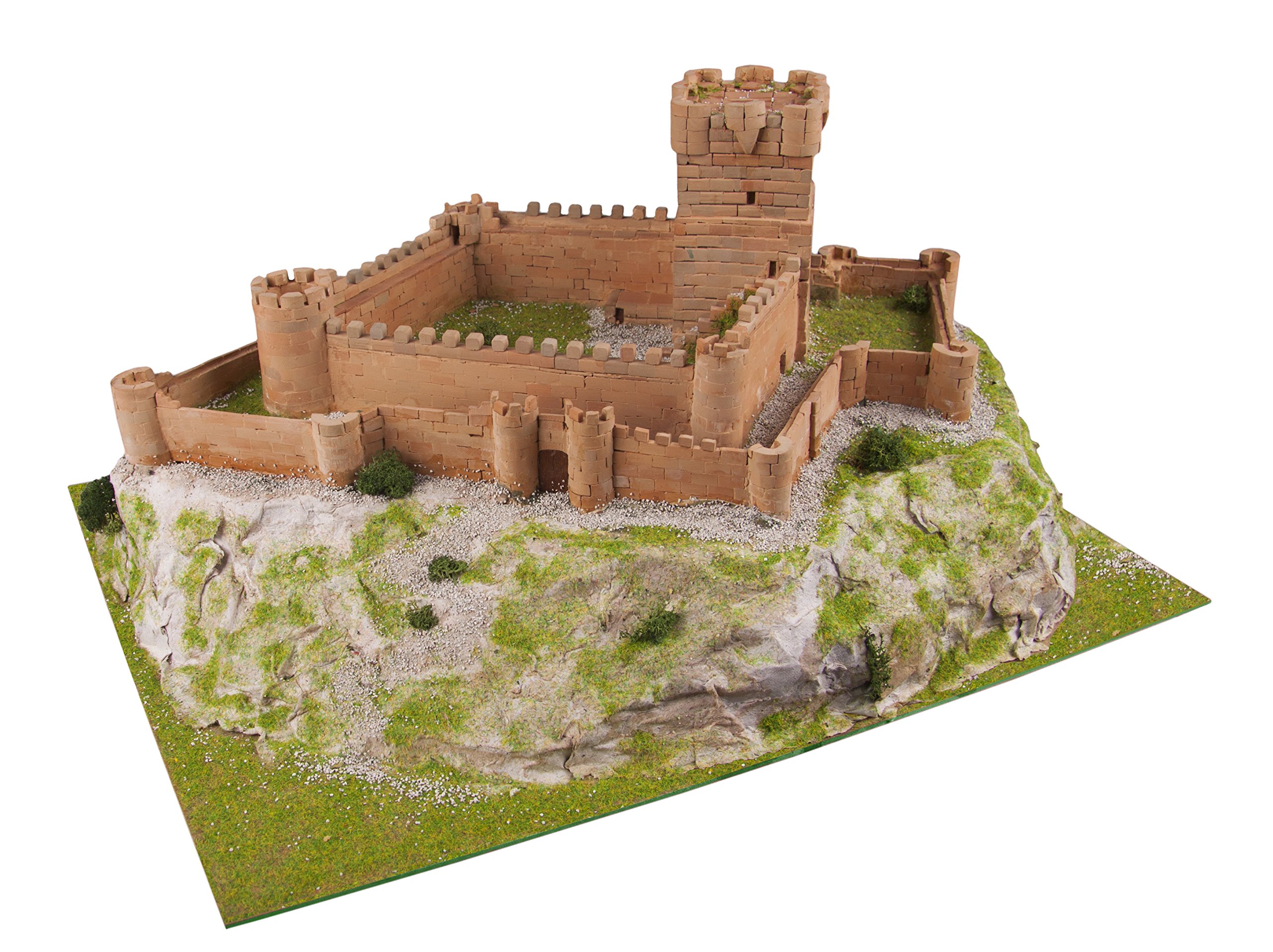 Keranova 30107 historische Gebäude Atalaya Schloss (Villena) Modell, 38 x 25 x 15 cm, Mehrfarbig