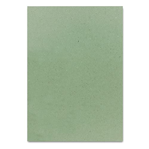 300 Blatt DIN A5 Papier - Naturpapier Grün - 120gr - 14,8 x 21cm - Bastelbogen Tonpapier Bastelpapier Briefbogen - FarbenFroh by GUSTAV NEUSER