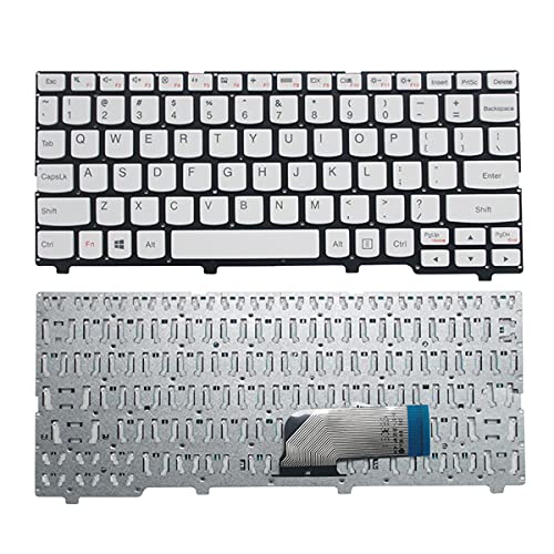 Laptop US-Layout Tastatur für Lenovo IdeaPad 100S-11IBY 5CB0K48394 5CB0K48389 Weiß