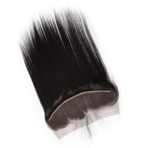 Damen-Haarblock, glattes Haar, Spitzenkopfbedeckungsperücke, Faserperücke, Haarzopfperücke (Color : 18inch)