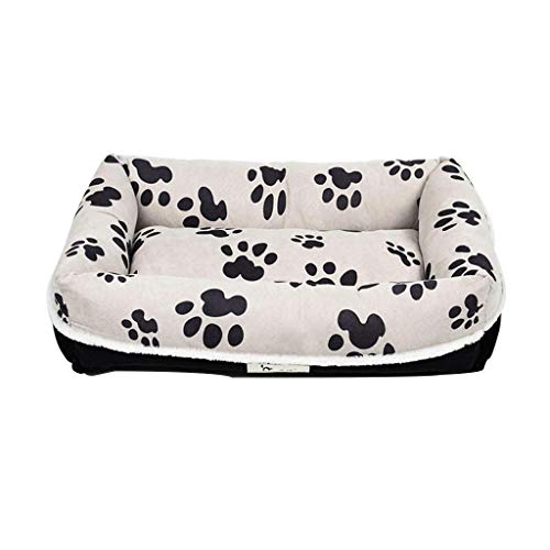 MMAWN Selbstwärmendes Haustierbett for Small Medium Dog Plush Rectangle Nest Puppy (Size : 60 * 40 * 18cm)