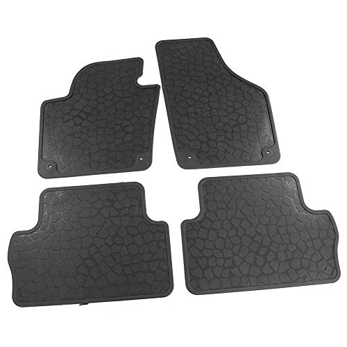 Seat 7N5061500041 Gummi Fußmatten Allwettermatten 4X Gummimatten v+h schwarz, mit Alhambra Schriftzug