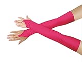 lucky baby store Mädchen 'Boys' Erwachsene Halloween Make-Up Fingerlose Über Elbow Cosplay Kostüm Handschuhe (Fuchsia)