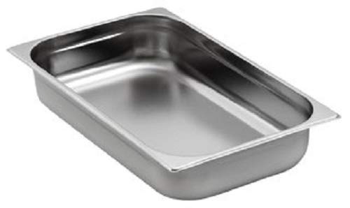 Gastro-Bedarf-Gutheil Gastronormbehälter GN Behälter 1/1 100 mm Tief stapelbar Edelstahl Geeignet für Chafing Dish, Bain Marie, Saladette
