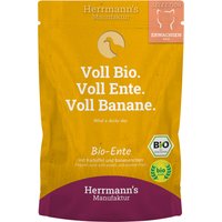20 Stück (Beutel) Herrmanns Selection Bio-Ente mit Kartoffeln und Bananen 100g Beutel