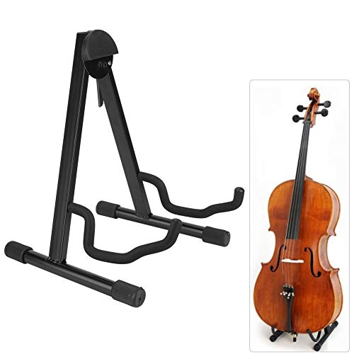 Cello-Ständer, verstellbar, zusammenklappbar, A-Rahmen, Stahl, Vorzeigeständer