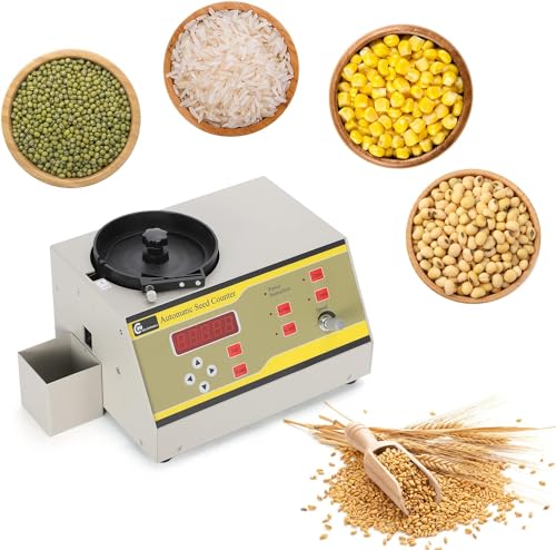 CGOLDENWALL Automatische Seed Counter Einstellbare Dish Counting Maschine für verschiedene Arten von Samen wie Reis Weizen Mais Gemüsesamen und mehr SLY-C