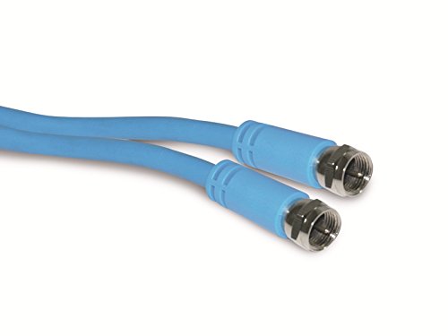 Maxview Flexibles Koax-Kabel mit F-Anschluss - 2 x 10 m - speziell für Twin-LNB´s verschweißt