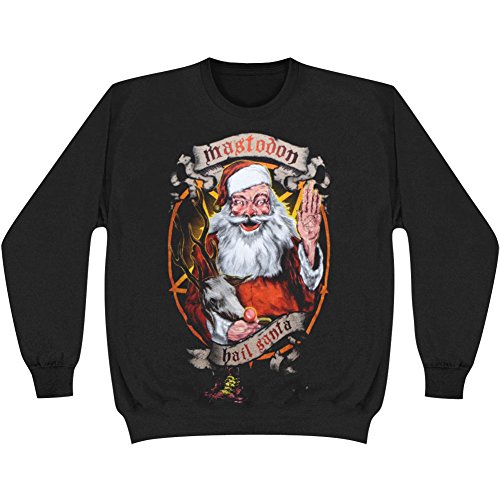 Rockoff Trade Herren Hail Santa Holiday Sweatshirt, Schwarz, XXL