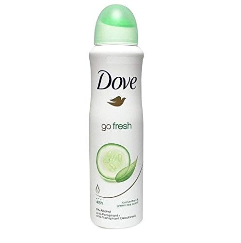 6 x Dove Women Anti-Perspirant Deodorant Spray - Go Fresh Komkommer - 250 ml