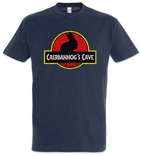 Urban Backwoods Caerbannog's Cave Herren T-Shirt Blau Größe 3XL
