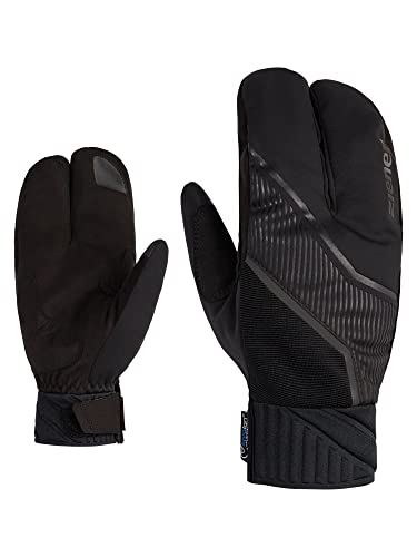 Ziener Herren UZOMIOS Langlauf/Nordic/Crosscountry-Handschuhe | extra warm, Wolle, Lobster, black, 10,5