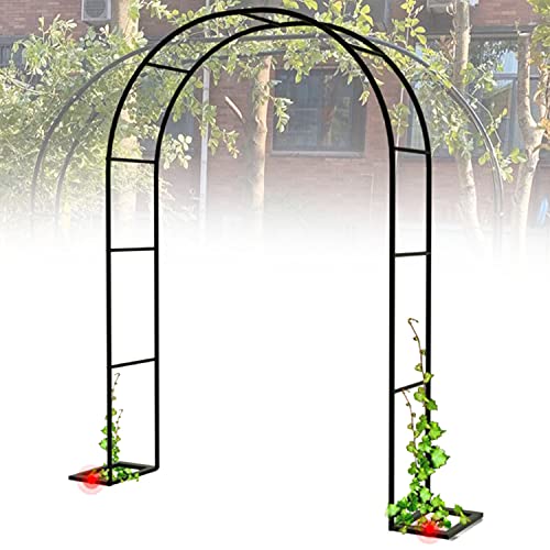 GEHPYYDS Rosenbogen Torbogen Rankhilfe Pergola Spalier, Gartenbogen,Hochzeitsbogen，für Outdoor Garten Rasen Backyard Terrasse, Hochzeit,180×25×220cm/70″×9.8″×86″