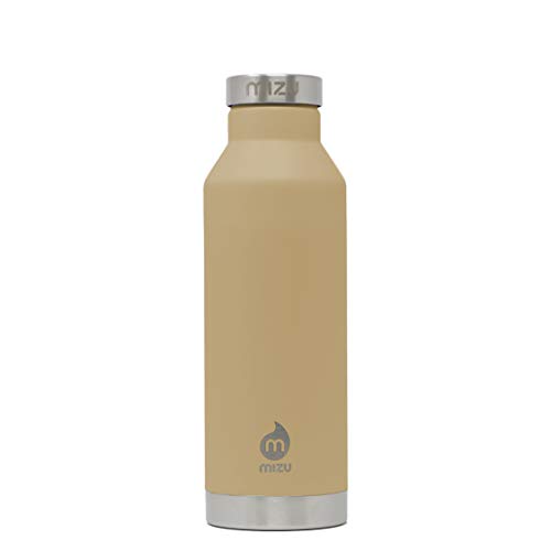 Mizu Unisex V6 Wasserflasche, Sand, 540 ml