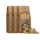 PETMAN Lobtüte Platz! Hähnchenmägen 3x50g – Hundefutter Snack - Proteinreiches Einzelfuttermittel für Hunde und Katzen, Barf-geeignet - Made in Germany