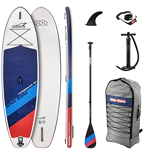 White Water SUP-Board-Set Set 2022 Funboard 10'8" x 34" x 6" Deepwater
