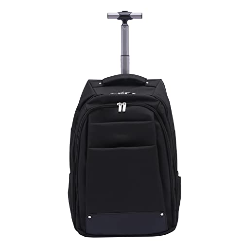 Trolley Rucksack Rolling 2-Rad Trolley Reisetasche Business Laptop Rucksack Mit Rädern Handgepäck Groß Rucksack Laptoptasche Rollkoffer 34 * 24 * 58Cm (Typ A)