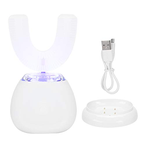 Intelligente U-förmige Zahnbürste, die die elektrische Ultraschall-Zahnbürste für Erwachsene aufhellt(Weiß)