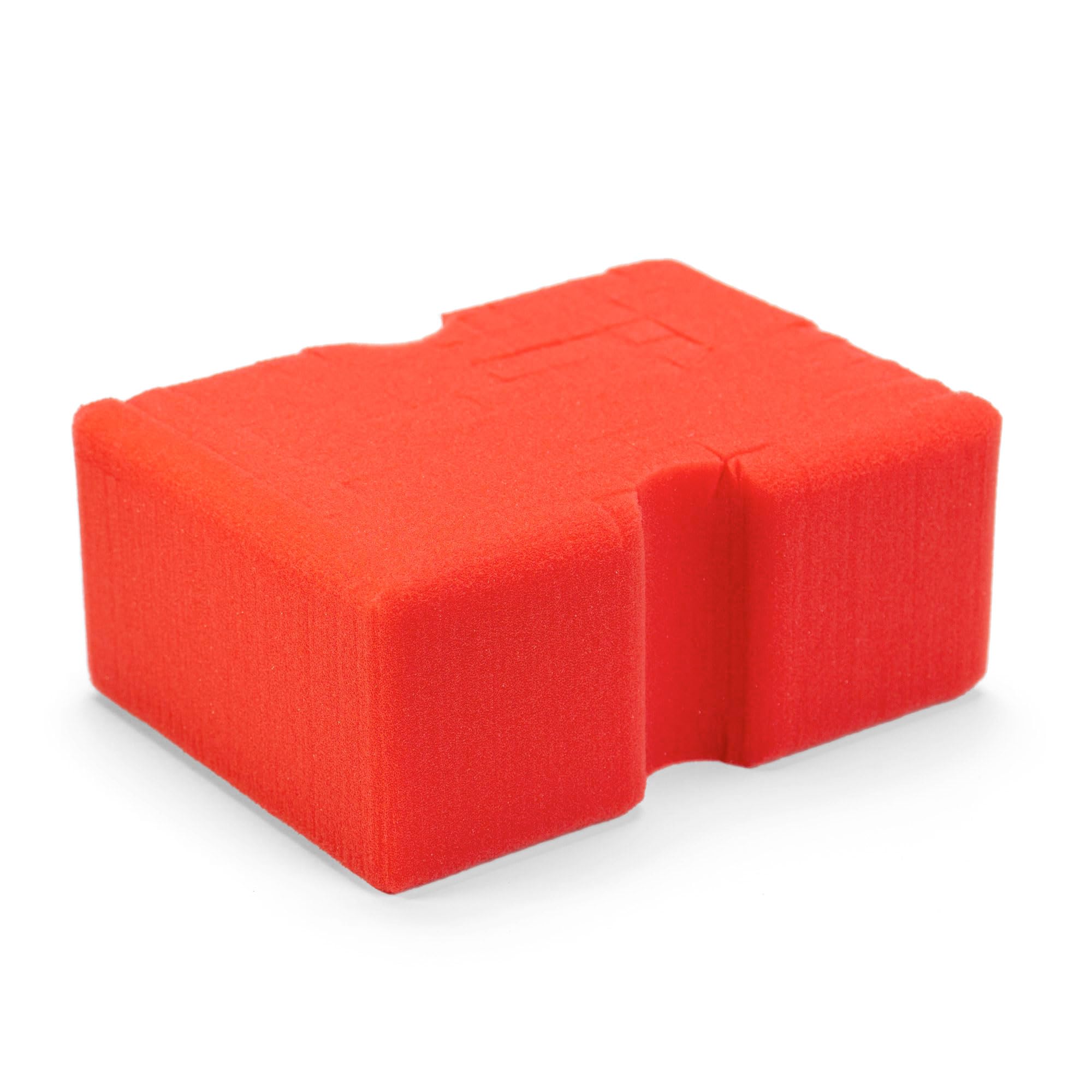 Optimum Big Red Sponge – Original BRS – großer Autowaschschwamm, professioneller Autopflege-Schwamm, ideal zur Verwendung mit spülmittelfreier Autowäsche und traditioneller Autowaschseife