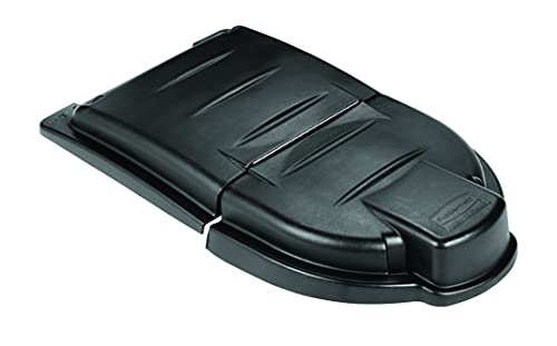 Rubbermaid Commercial Products Mega BRUTE Mobile Waste Collector Lid - Black