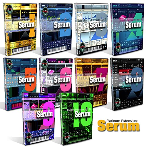Für SERUM xFer Platinum Extension Mega Bundle – Große Essentials über 50 GB 80.000 Presets und Patches