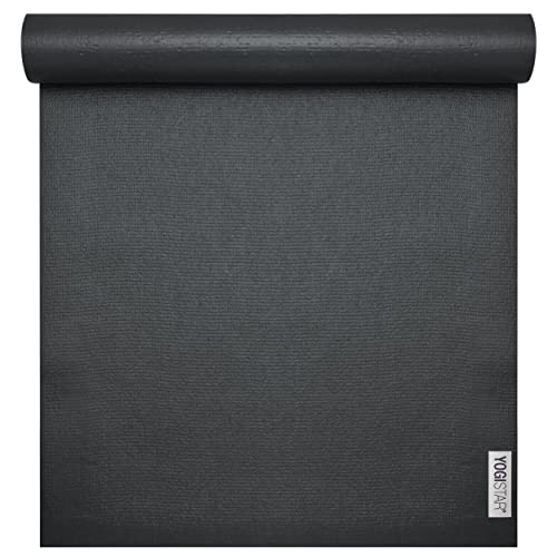 YOGISTAR Yogamatte yogimat® studio - extra wide 183 x 80 x 0.45 cm, schwarz