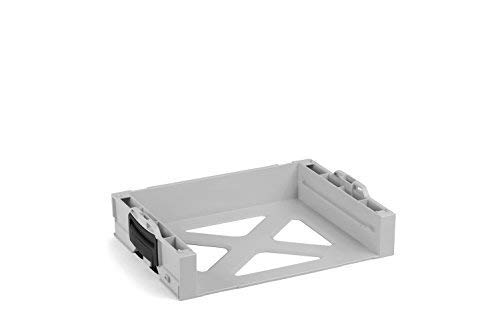 Bosch Sortimo i-BOXX Rack aktiv in grau | Werkzeugkoffer stapelbar Bosch | Werkzeugaufbewahrung System Regal | Ideal für i-BOXX 72 & LS-Schublade 72