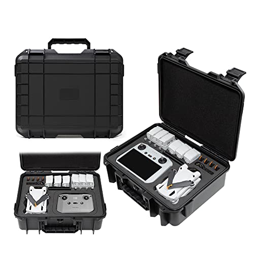 ZJRXM Koffer für DJI Mini 3 Pro Drone Zubehör, Wasserdicht Hartschalenkoffer für DJI Mini 3 Pro Drone Zubehör