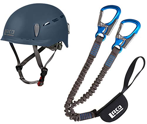 LACD Klettersteigset Pro Evo 2.0 + Helm Protector 2.0 Midnight Navy