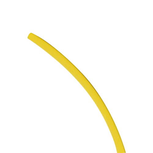 JINFEUGE 10 M Gelbes Wärme Schrumpfschlauch 2: 1 Elektrische Ärmelkabel Drahtdrahtrinke -Rohrdurchmesser 2/3/4/5/6/8/10/12Mm/6Mm