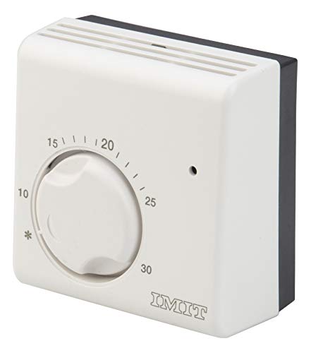 Poly Pool PP1461 Thermostat elektromechanisch für Räume mit Rädchen einfache Verwendung und Wandmontage