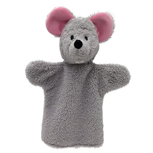 Handpuppe Tierhandpuppen Maus 26 cm, Ideal für Puppentheatre und Rollenspiele, für Kinder Baby Jungen Mädchen