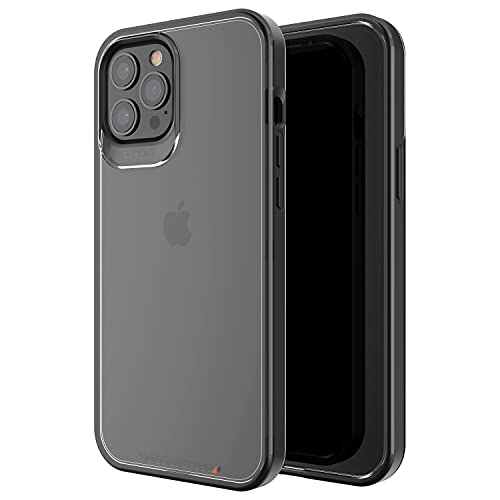 Gear4 Hackney 5G entworfen für iPhone 12 Pro Max, erweiterter Aufprallschutz von D3O, mit 5G Plus Technologie, Schwarz