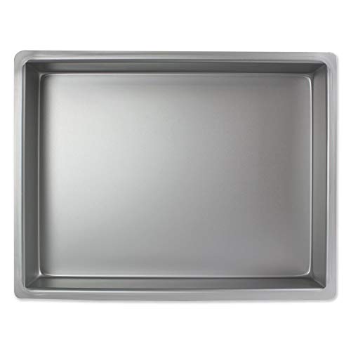PME OBL11153 Längliche Aluminium-Backform, Silver, 27,9 x 38,1 x 7.6 cm