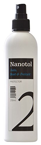 Nanotol Auto, Boot, Freizeit Protector 250 ml (40 m²) - Nanoversiegelung (Step 2) für Lack, Felgen, Autoglas - Glanzversiegelung Lackpflege Lotuseffekt Keramik-Polymer-Hybrid-Beschichtung
