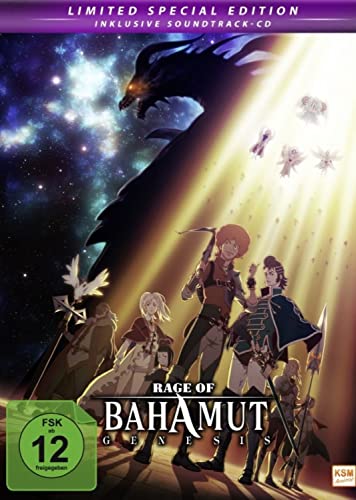 Rage of Bahamut: Genesis Limited Edition (Folge 01-Folge 12 und Special #6.5) incl. Soundtrack (15 Songs) & nummerierter J-Card im (3 Disc Mediabook ... Booklet) [3 DVDs]
